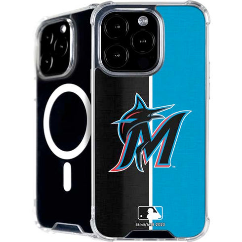 MLB Miami Marlins Split iPhone 16 Pro MagSafe Case